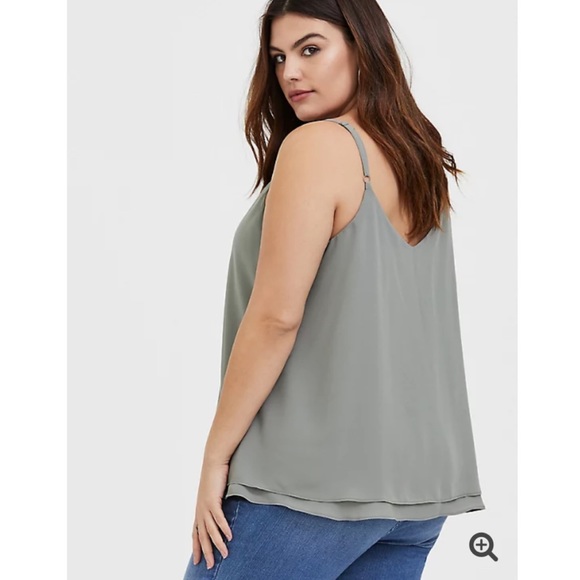 NWT TORRID Sophie Sage Double Layer Swing Cami - Picture 3 of 9